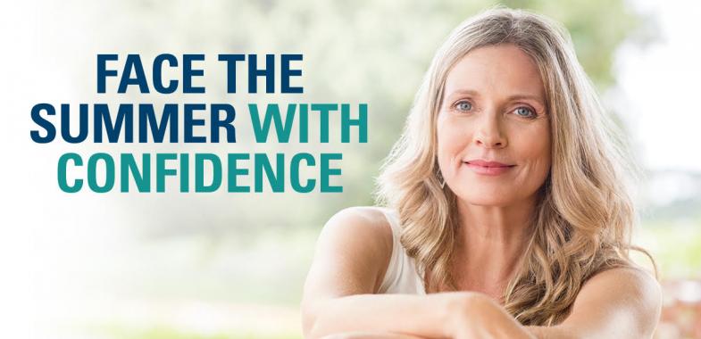 Face the summer with Confidence - Woman Smiling